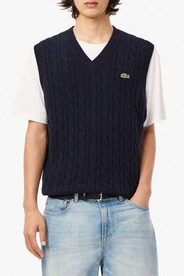 Lacoste: Жилет из шерсти 
