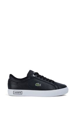 Lacoste: Чёрные кеды 