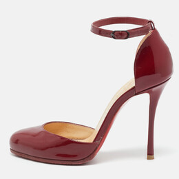 Christian Louboutin: Бордовые туфли 