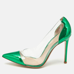 Gianvito Rossi: Зелёные туфли  Plexi