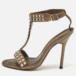 Manolo Blahnik: Коричневые сандалии 