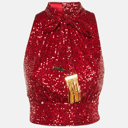 Elisabetta Franchi: Красный шарф 