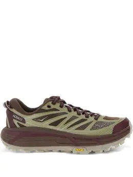 HOKA: Коричневые кроссовки 