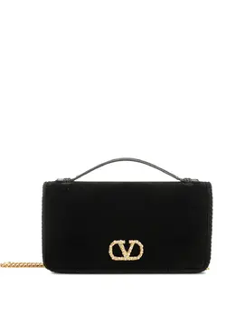 Valentino Garavani: Чёрный клатч 