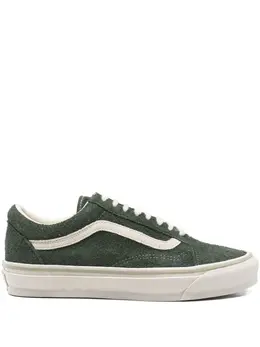 Vans: Зелёные кроссовки 