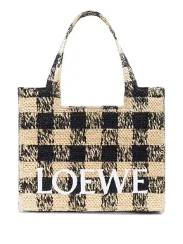 LOEWE: Бежевая сумка-шоппер 