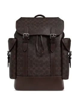 Coach: Коричневый рюкзак 