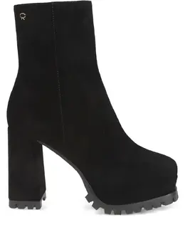 Gianvito Rossi: Чёрные ботинки 
