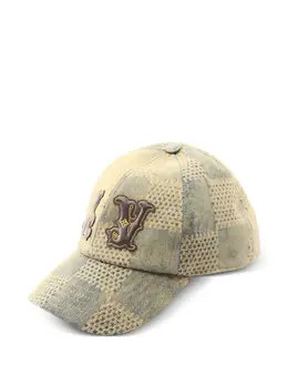 Louis Vuitton Pre-Owned: Бежевая кепка 