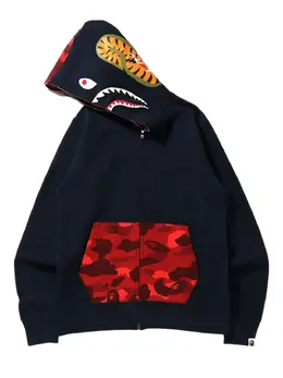 A BATHING APE®: Синяя толстовка 