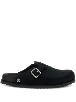 Birkenstock: Чёрные сабо 