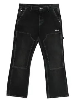 Off-White: Чёрные джинсы 
