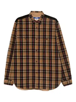 Junya Watanabe MAN: Коричневая рубашка 