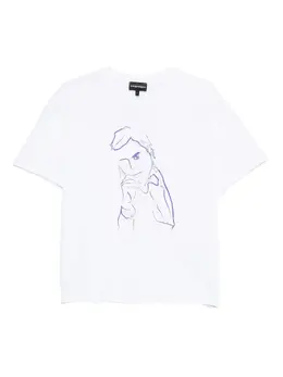 Emporio Armani: Футболка с принтом 