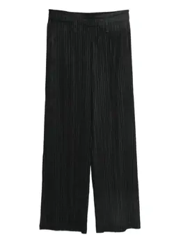 Pleats Please Issey Miyake: Чёрные брюки 