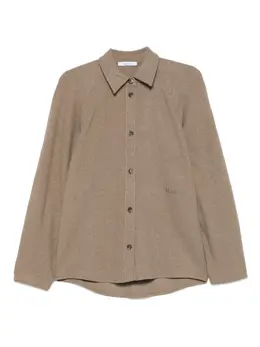 Max Mara: Коричневая рубашка 