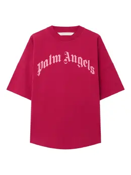Palm Angels: Розовая футболка 