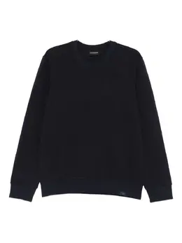 Emporio Armani: Чёрный свитшот 