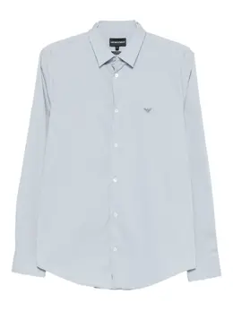 Emporio Armani: Голубая рубашка 