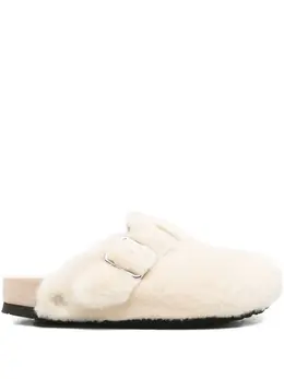 Birkenstock: Светлые сабо  Boston