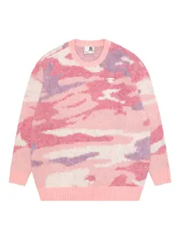 AAPE BY *A BATHING APE®: Светлый свитер 