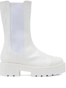 Stuart Weitzman: Белые ботинки  Presley Ultralift