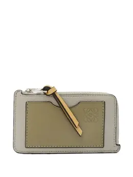 LOEWE: Зелёный картхолдер 