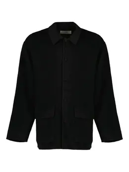 Officine Generale: Чёрное пальто 