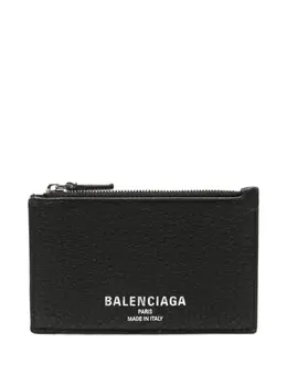 Balenciaga: Чёрный картхолдер 