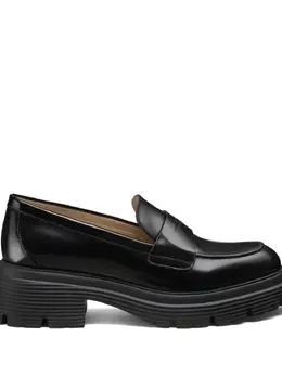Stuart Weitzman: Чёрные лоферы 