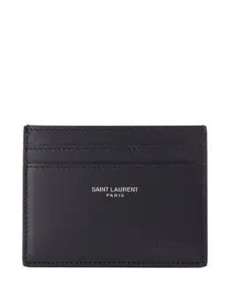 Saint Laurent: Голубой картхолдер 