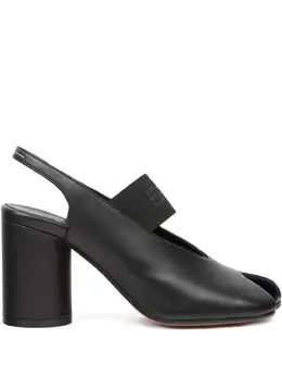 MM6 Maison Margiela: Чёрные сандалии 