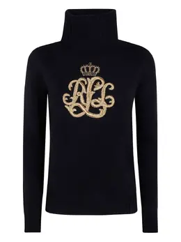 Lauren Ralph Lauren: Чёрный свитер 