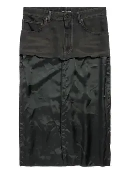 Balenciaga: Джинсовая юбка 