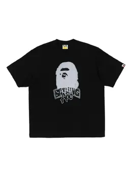 A BATHING APE®: Чёрная футболка 