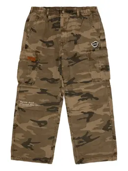 AAPE BY *A BATHING APE®: Бежевые брюки 