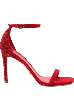 Stuart Weitzman: Красные босоножки  Nudistcurve
