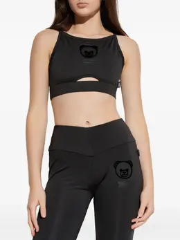 Moschino: Чёрный бюстгальтер  Teddy Bear