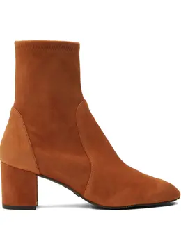 Stuart Weitzman: Коричневые ботинки  Yuliana