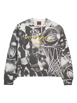 Nike: Светлый свитшот 