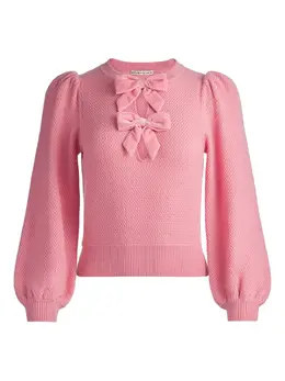 alice + olivia: Свитер с рукавами-фонариками 