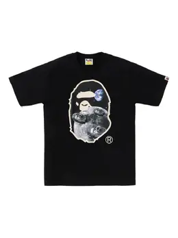 A BATHING APE®: Чёрная футболка 
