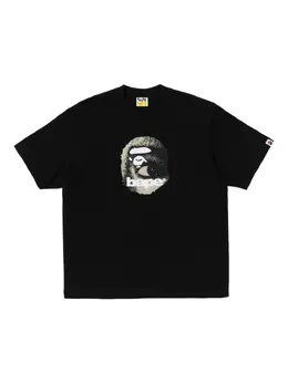 A BATHING APE®: Чёрная футболка 