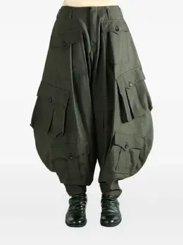 Comme des Garçons Homme Plus: Брюки цвета хаки 