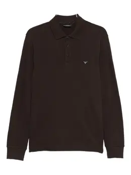 Emporio Armani: Поло с длинным рукавом 