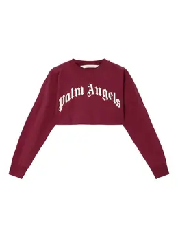 Palm Angels: Бордовый свитшот 