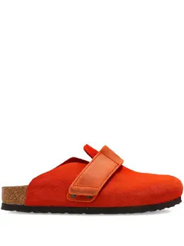 Birkenstock: Оранжевые сабо 
