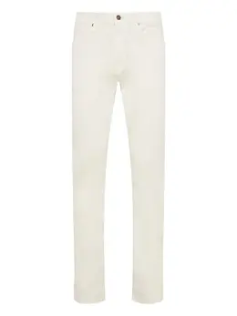 TOM FORD: Белые джинсы  Logo