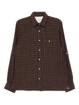 Officine Generale: Коричневая рубашка 