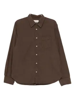 Officine Generale: Коричневая рубашка 